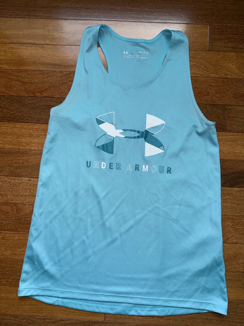 Under Armour Aqua Blue Racerback Performance Tank
